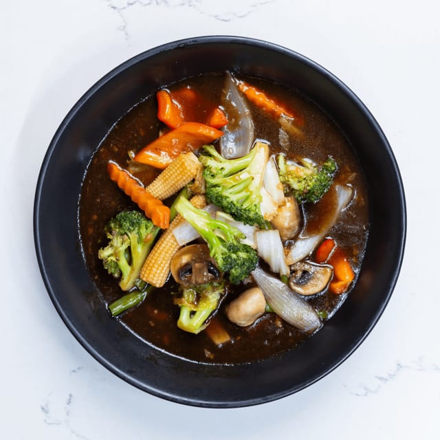 Pad Babycorn "Kao Poad Aon".